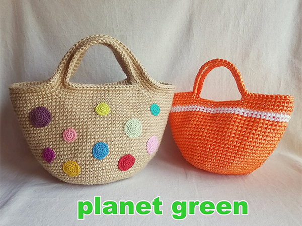 麻ひもバッグ屋 planet green